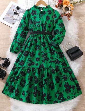 Rochie Shein Kids, verde