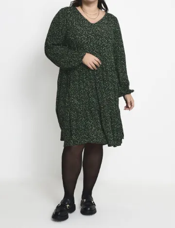 Rochie medie Kaffe Curve, verde Verde