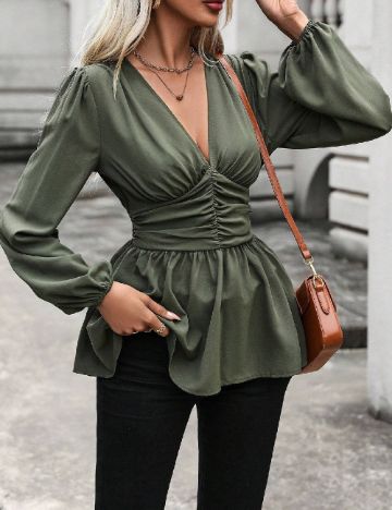 Bluza SHEIN, verde