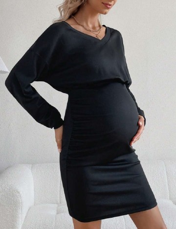Rochie scurta SHEIN Maternity, negru
