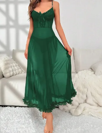 Rochie de noapte SHEIN, verde Verde