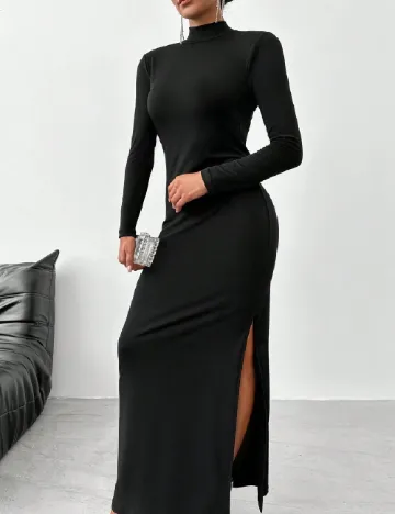 Rochie lunga SHEIN, negru Negru