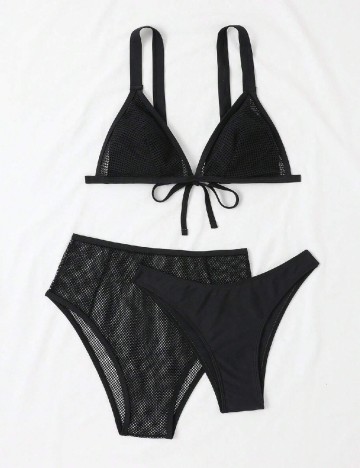 Costum de baie SHEIN, negru