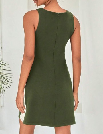 Rochie scurta SHEIN, verde