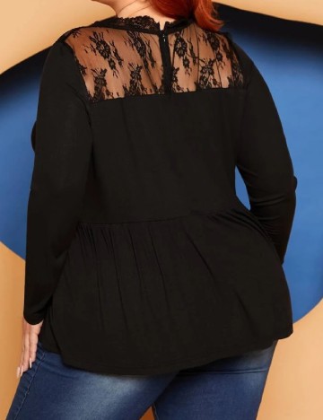 Bluza SHEIN CURVE, negru