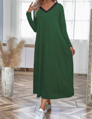 Rochie lunga SHEIN, verde