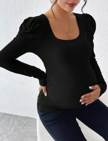 Bluza SHEIN Maternity, negru Negru