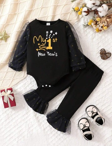 Compleu Shein Kids, negru