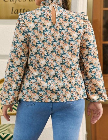 Bluza SHEIN CURVE, imprimeu floral