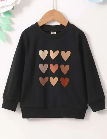 Bluza Shein Kids, negru Negru