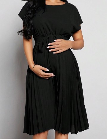 Rochie medie SHEIN Maternity, negru