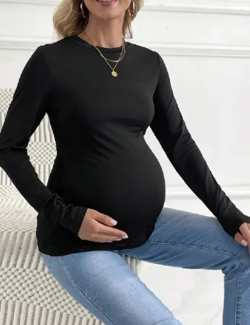 Bluza SHEIN Maternity, negru Negru