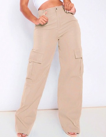 Pantaloni SHEIN, crem