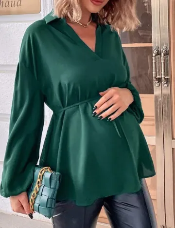 Bluza SHEIN Maternity, verde Verde