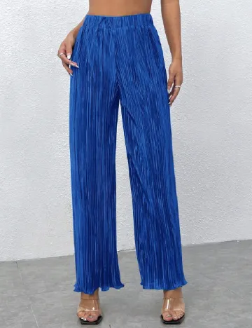 Pantaloni SHEIN, albastru Albastru