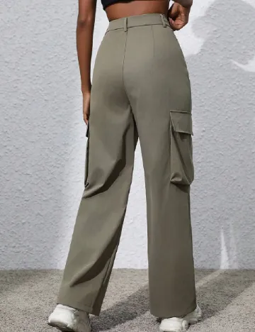 Pantaloni SHEIN, verde Verde