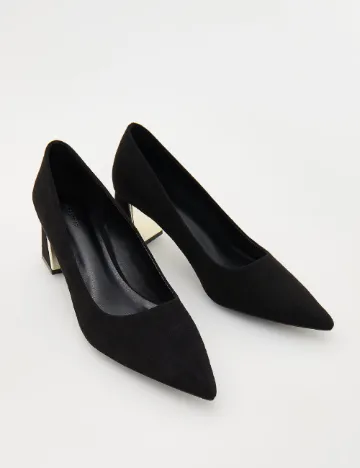 Pantofi Reserved, negru Negru