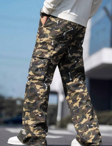 Pantaloni SHEIN, army