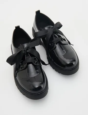 Pantofi Reserved, negru Negru