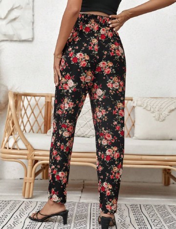 Pantaloni SHEIN Maternity, floral print