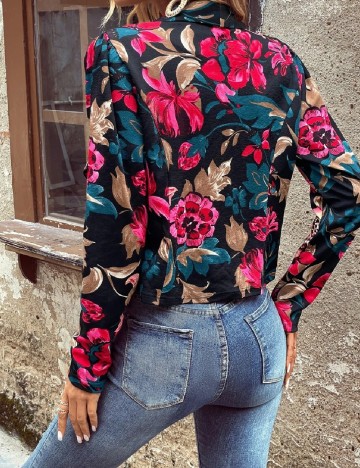 Blazer SHEIN, floral print