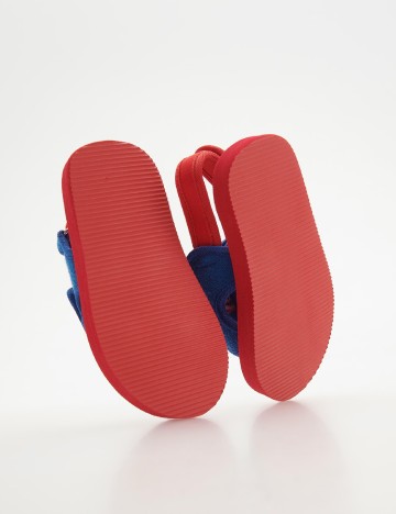 Sandale Reserved, rosu/albastru
