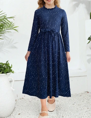 Rochie Shein Kids, bleumarin Albastru