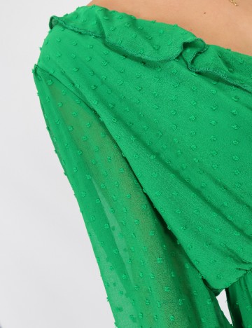 Rochie scurta SHEIN, verde