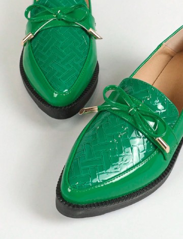 Mocasini SHEIN, verde