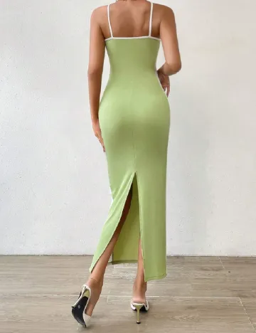 Rochie lunga SHEIN, verde Verde