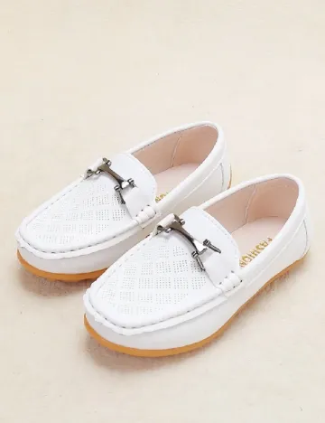 Mocasini Shein Kids, alb Alb