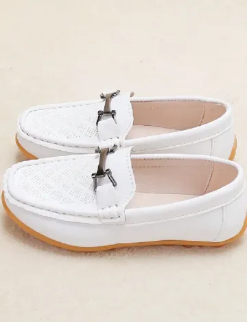 Mocasini Shein Kids, alb Alb