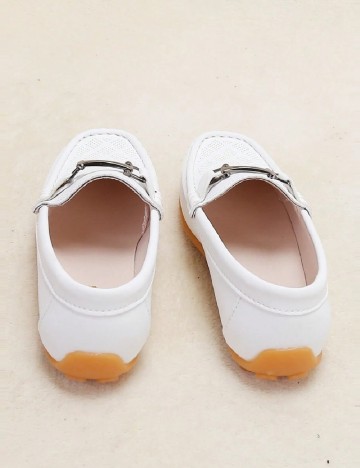 Mocasini Shein Kids, alb