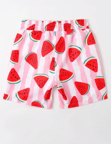 Short de baie Shein Kids, roz