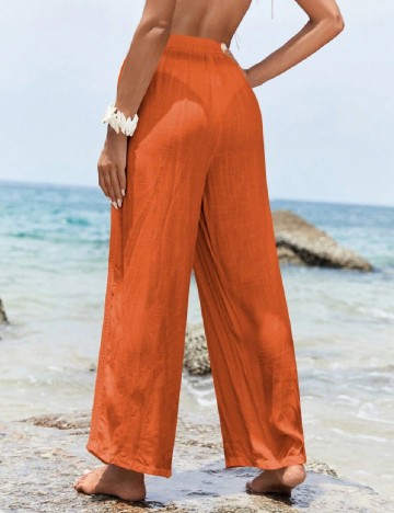 Pantaloni SHEIN, portocaliu