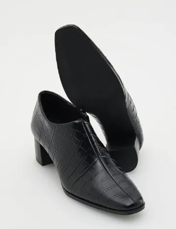 Pantofi Reserved, negru Negru