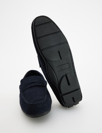 Mocasini Reserved, bleumarin inchis