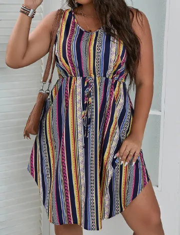 Rochie scurta SHEIN CURVE, mix culori Mix culori