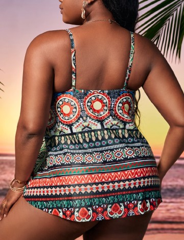 Costum de baie SHEIN CURVE, mix culori