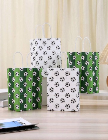 Set pungi de cadou SHEIN, alb/verde
