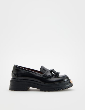 Mocasini Reserved, negru