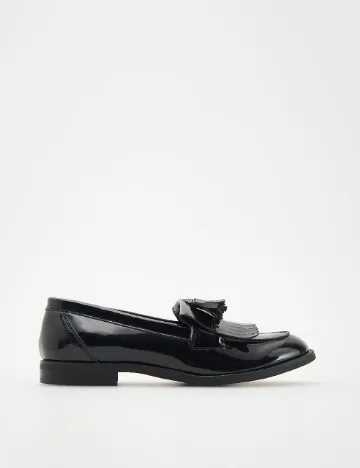 Mocasini Reserved, negru Negru