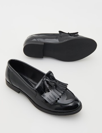 Mocasini Reserved, negru