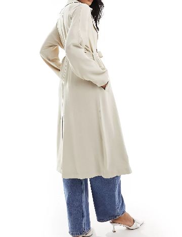 Trench ASOS, crem