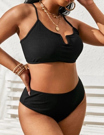 Costum de baie SHEIN CURVE, negru