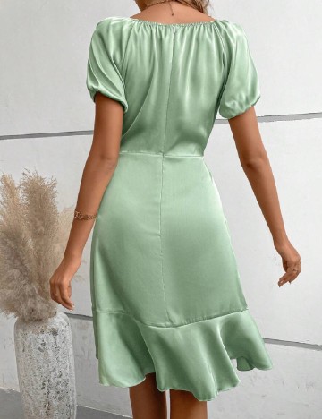 Rochie scurta SHEIN, verde