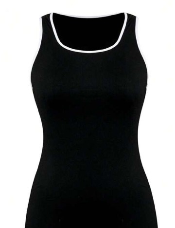 Rochie medie SHEIN CURVE, negru