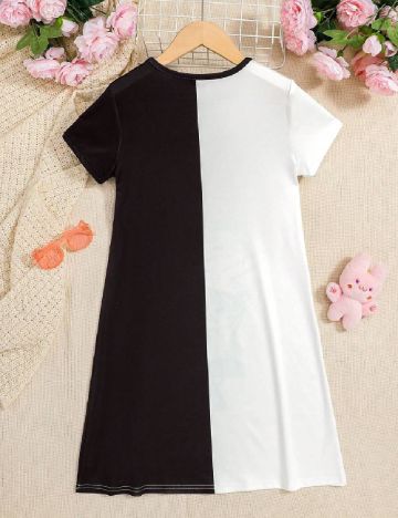 Rochie Shein Kids, alb/negru