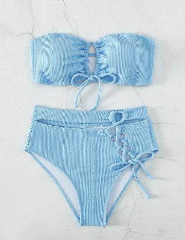 Costum de baie SHEIN, bleu