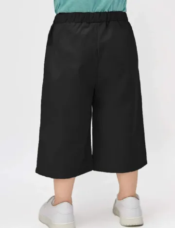 Pantaloni Shein Kids, negru Negru